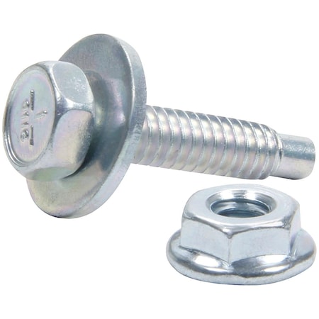Allstar Performance Body Bolt Kit; Silver - 1.62 in., 10PK ALL18655
